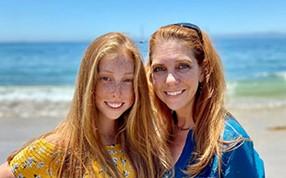 Susan with her now 20-year-old daughter, Leila, currently serving in the U.S. Air Force.
